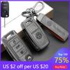 VW GTI GOLF 2026 Heiß für VW VOLKSWAGEN Leder Auto Schlüsselanhänger Hülle Schale für Volkswagen VW Polo Tiguan Passat Golf 4 5 Jetta Beet