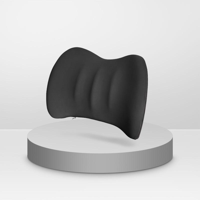 Fashionable and Minimalist Car Headrest and Neck Protection Pillows Solid Color Car Interior Cushion Soft Support Memory Rebound Lumbar Support Pillow