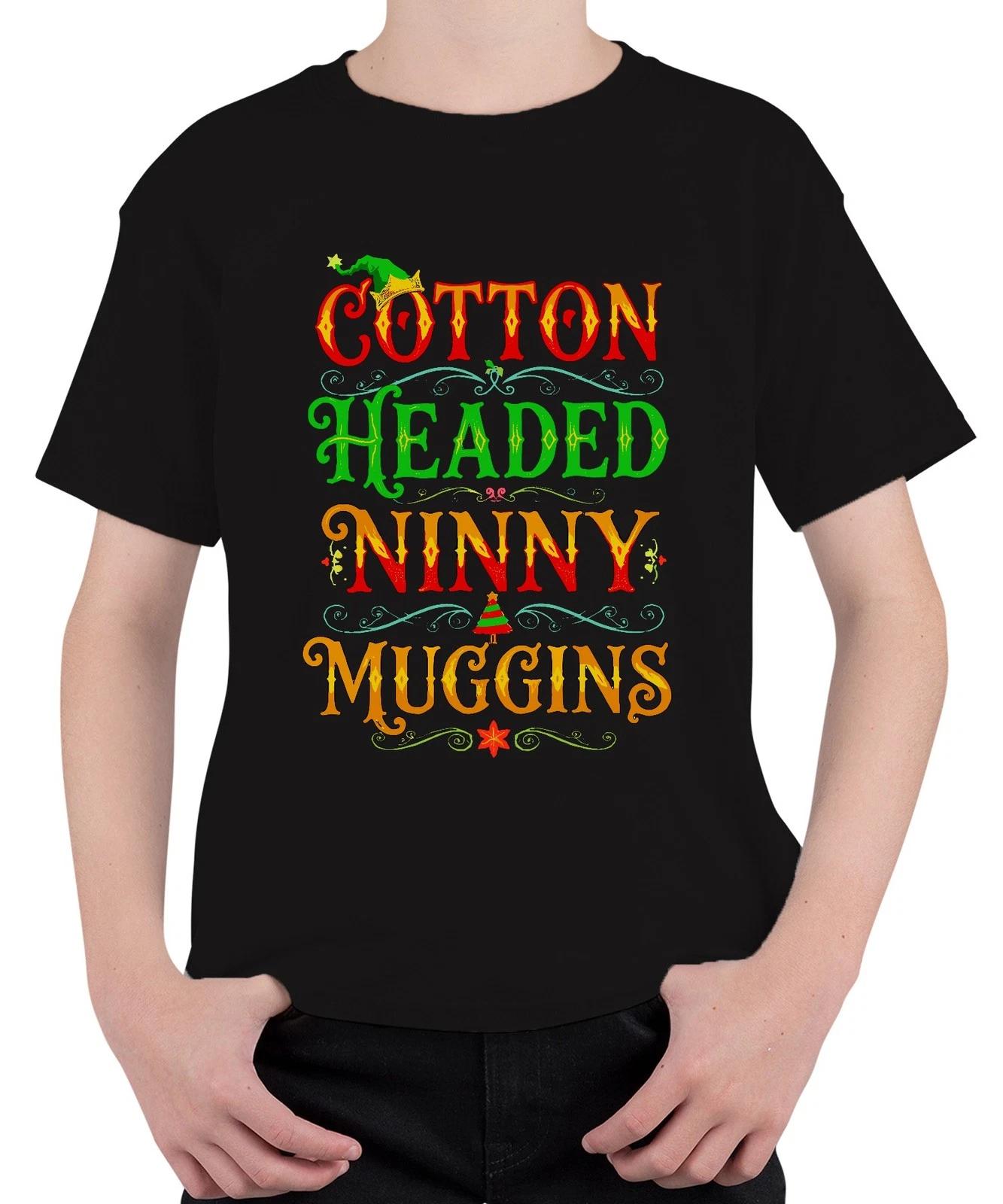 Cotton headed ninny muggins Buddy der Weihnachtself Filmzitat Unisex Kinder T-Sh M