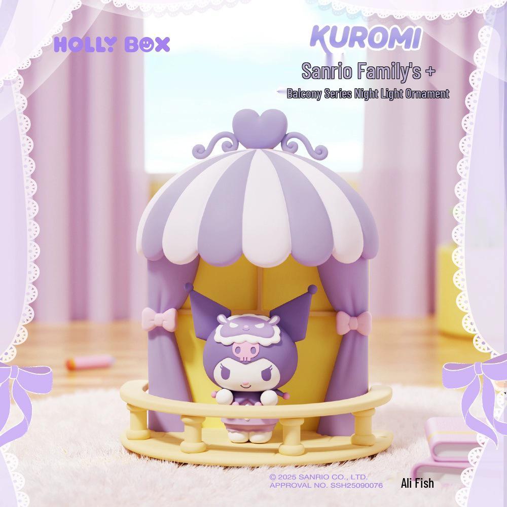 Sanrio My Melody & Hello Kitty Night Light Ornament - Trendy Play Figure Gift