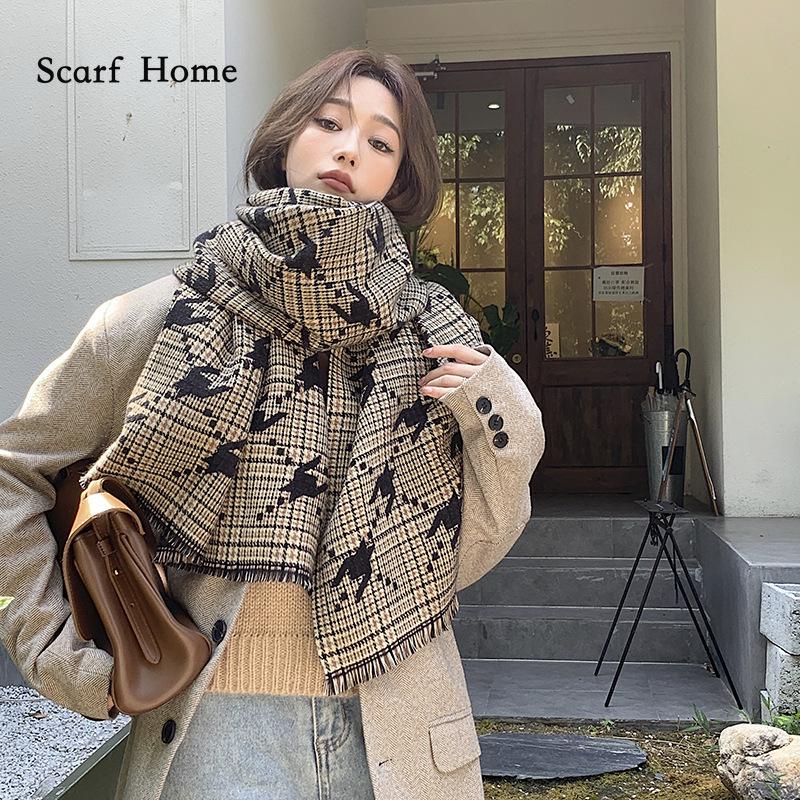 

Высококачественные роскошные кашемировые шарфы, утолщенный теплый шейный шарф для женщин
