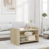 VidaXL Coffee Table Sonoma Oak 80x50x50 Cm Engineered Wood, Side Table, Living Room Table, Accent Table, End of 848341