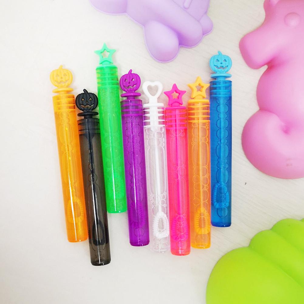24Pcs Kid Toy DIY Bubble Soap Bottles Empty Wand Tube for Birthday Wedding Decor for Children Holiday Present