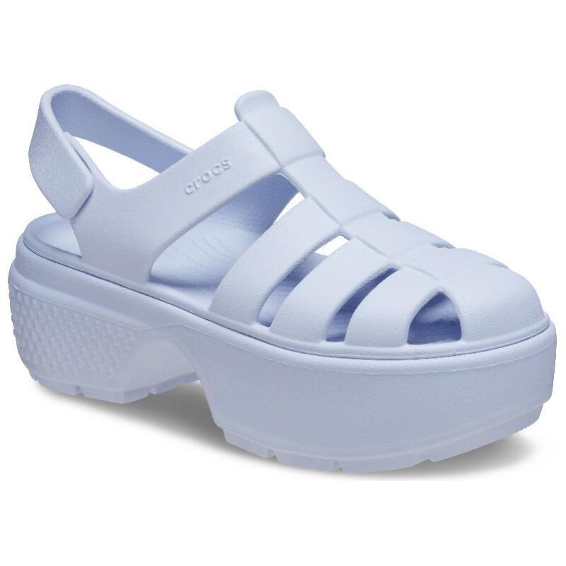 Crocs Igloo Comfortable and Versatile Roman Sandals 5cm Women's Blue