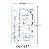 Herbal Tattoo Stickers, Juice Tattoo Stickers, Semi-Permanent English Letter Tattoo Stickers Tattoo