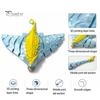 Sea Animal Figurine with Flexible Joints Articulated Deep Creature Toy, 3D Printed Horror Marine Figure, Figure for Desk Decoration Movable