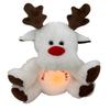 JOYBLISS Baby Breathing Capybara Soothing Plush Bear Doll with Music Lights Rhythmic Breathing Sleeping Companion Doll Baby Sleep Soother