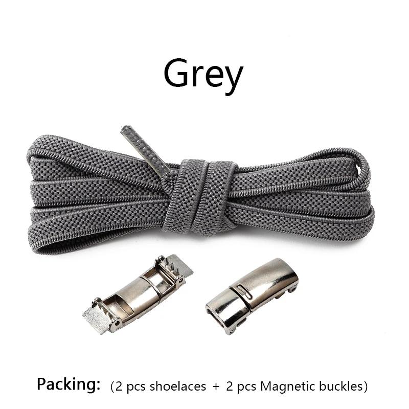 Elastische Schnürsenkel Turnschuhe Schnürsenkel ohne Binden Magnetische Schnürsenkel ohne Binden Kinder Erwachsene 0,6 cm Breite Flache Schnürsenkel Schuhzubehör