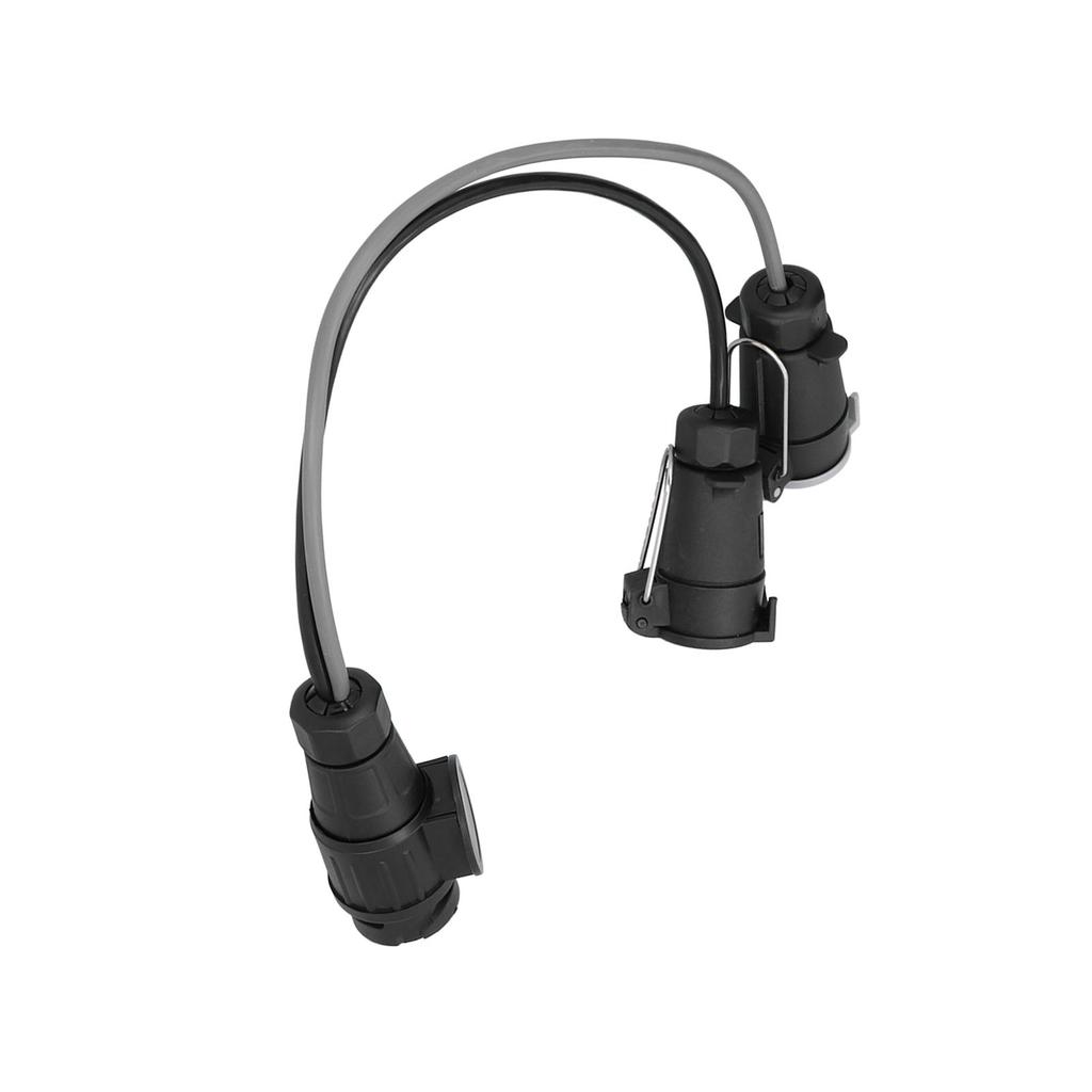 12V 13Pin to 7Pin Trailer Plug Converter Plastic PVC Brass for Standard European Caravans RVs Trailer Connector Auto Accessories