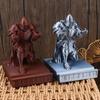 1Pc Armored Retro Soldier Pen Holder Desk Accessories Warrior Pencil Stand Knight For Desk Small Statue Ornaments