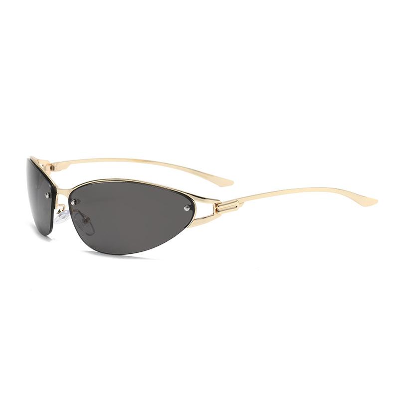 Ring metal outdoor sports sunglasses new big-name high-quality European and American Internet celebrity sunglasses Xiaoxiang spot