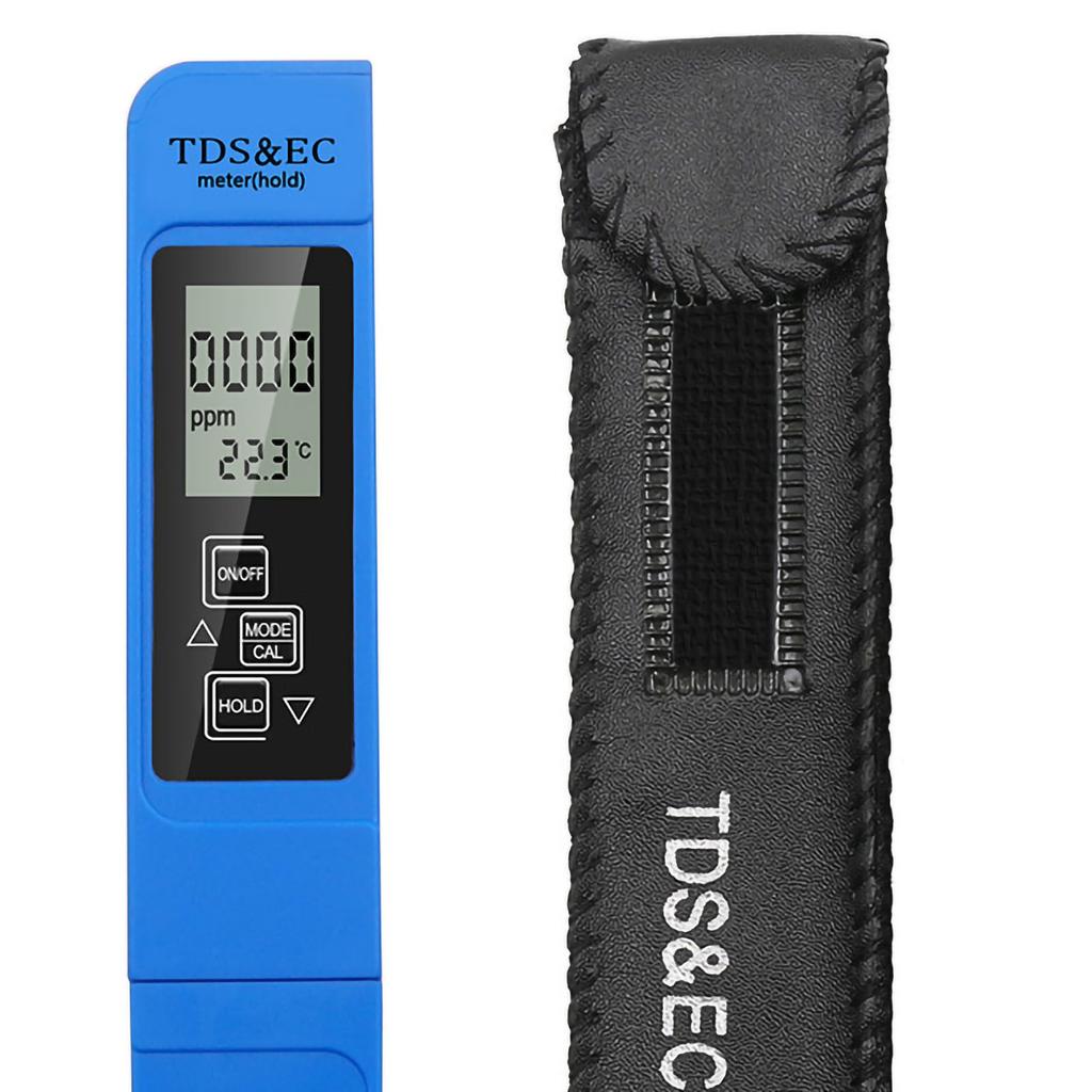 TDS EC Meter Portable Compact LCD Display 3 In 1 TDS EC Temperature Water Quality Test Pen for Aquarium Swimming Pool