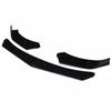 4PCS Adjustable ABS Front Universal Bumper Separator Body Kit Duck Lip Splitter For BMW For Benz For Honda For