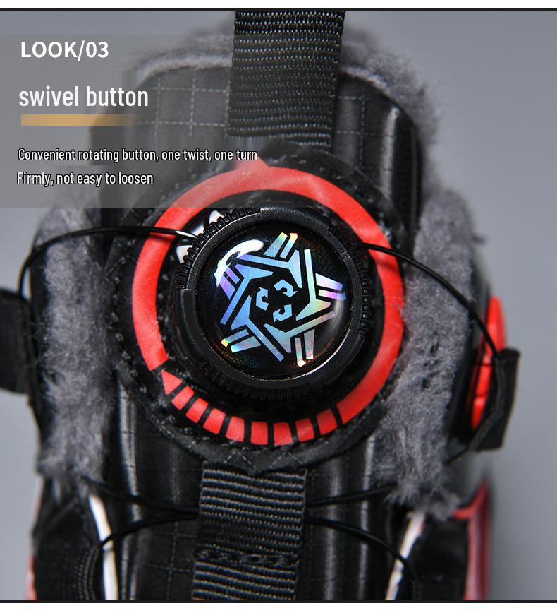 Chitu 2025 Winter Jungen Basketballschuhe - Trendig, mit Baumwoll-Fleece gefüttert zum Laufen