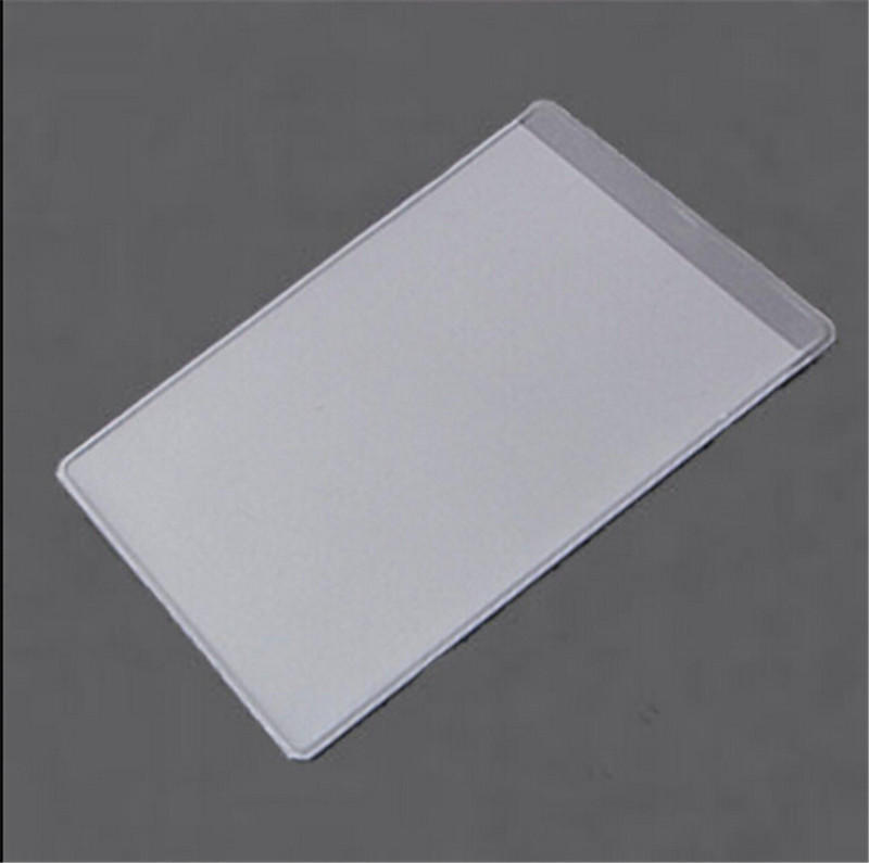 10Pcs Soft Plastic Clear Credit Card Sleeves Protectors Dustproof Waterproof