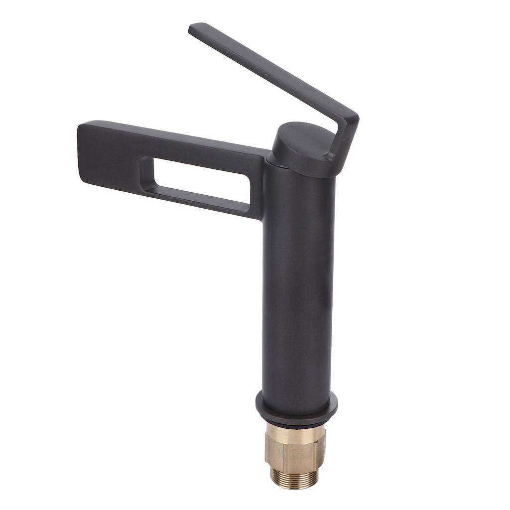 Waterfall Bathroom Faucet Hot and Cold Water Mixer Tap Single Hole Washbasin Faucet for Bathroom Grey