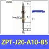 ZPT Vacuum Suction Cup Mini Fitting: Industrial Pneumatic Flat/Pointed Head Anti-Rotation Robotic Arm Holder.