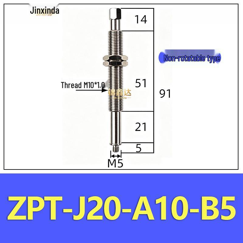ZPT Vacuum Suction Cup Mini Fitting: Industrial Pneumatic Flat/Pointed Head Anti-Rotation Robotic Arm Holder.