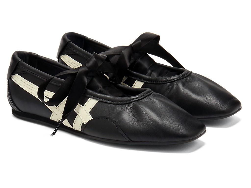 1182A704-001 1182A704-001 Onitsuka Tiger Women's Gymnarina Black/Cream (Women's)