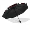 1pc Mythical Beast Ornament Automatic Open/Close Umbrella - Portable Collapsible Umbrella with 8-Rib Stability, Fashion Lovers Yy251017131