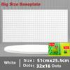 11 Colors 51*25.5cm Large Particle Size Building Blocks Baseplate Bricks Base Plate DIY Educational Toys for Children Brick Wall