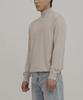 GOLDPERCENT Viscose Soft Cozy Mock Turtleneck Basic Knit (Oatmeal, Men)