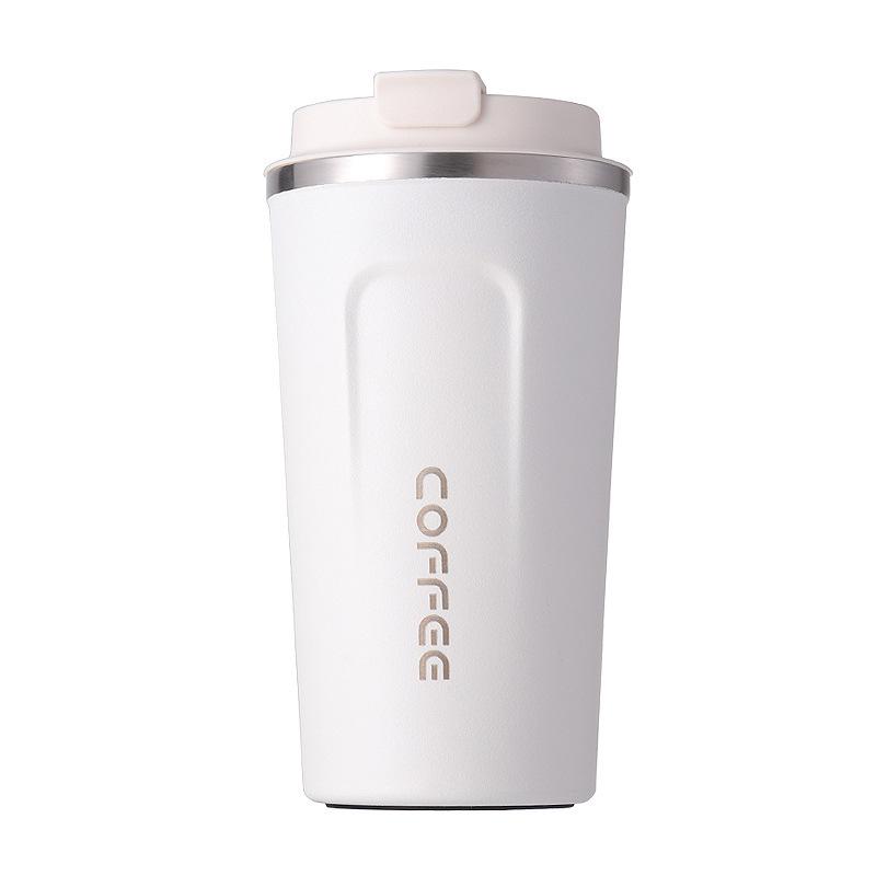3rd Gen Stainless Steel & Silicone Insulated Coffee Cup - Portable, Stylish Business Gift with Logo Printing