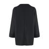 Women's Winter Woolen Jacket Casual Versatile Loose Lapel Pocket Button Cardigan
