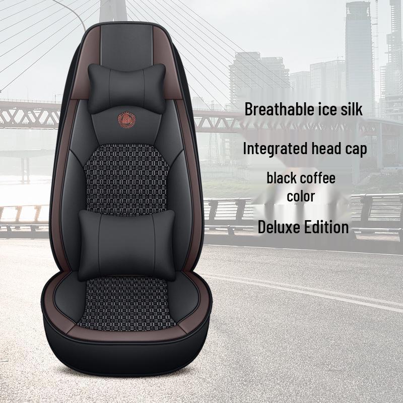 SAIC Hongyan Jieshi C500/M500/C350 Truck Leather Seat Cover Cushion - King Kong Series, Full Wrap