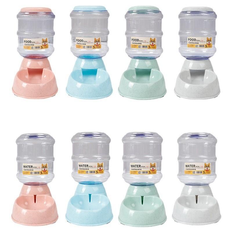 Großkapazität Haustier Automatischer Wasserspender 3,8l Kunststoff Haustierfutterspender
