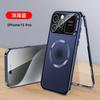 Applicable to iPhone11 mobile phone case double-sided glass large window Apple 11 metal magnetic all-inclusive 11 protective case 11