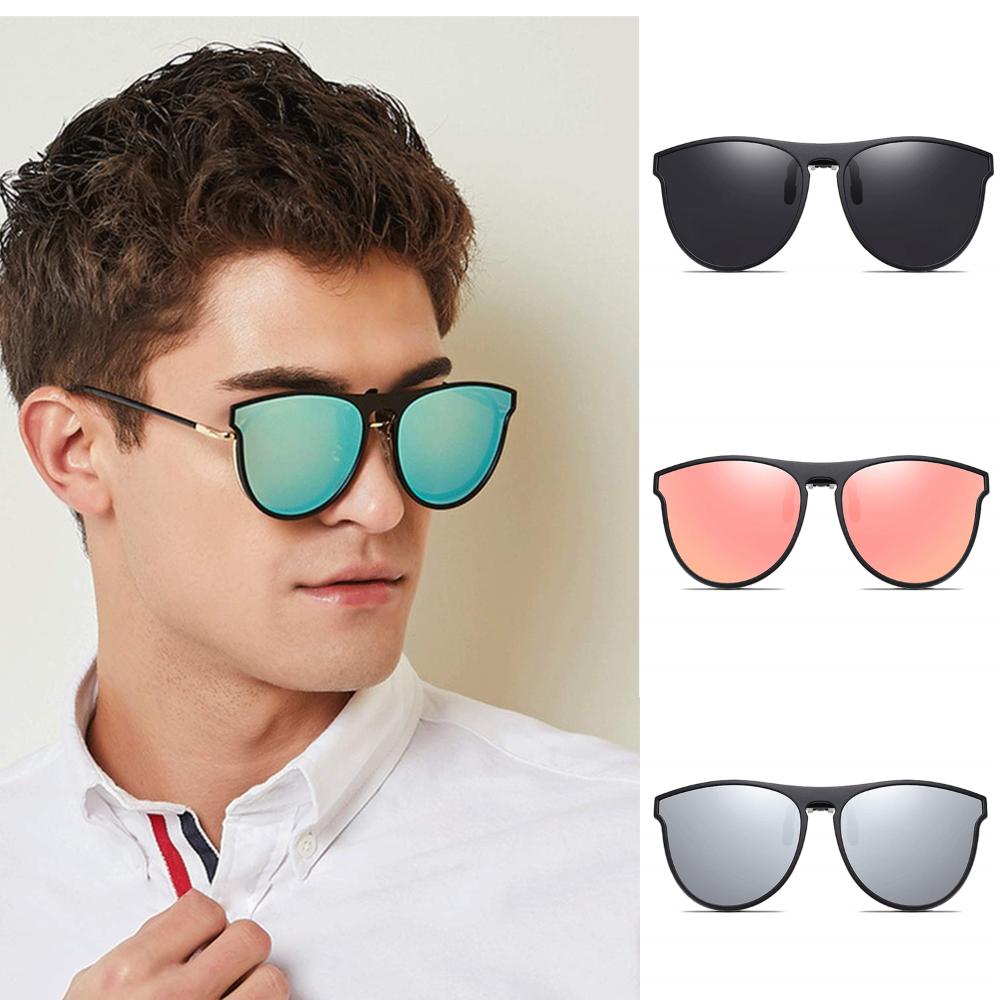 Anti-Reflective UV Protection Driving Eyeglasses Glasses Prescription Glasses Clip-on Sunglasses Flip Up