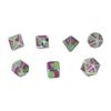 7pcs Metal Polyhedral Dice Alloy Diffferent Shapes Long Lasting Polyhedral Dice Set for Party Game