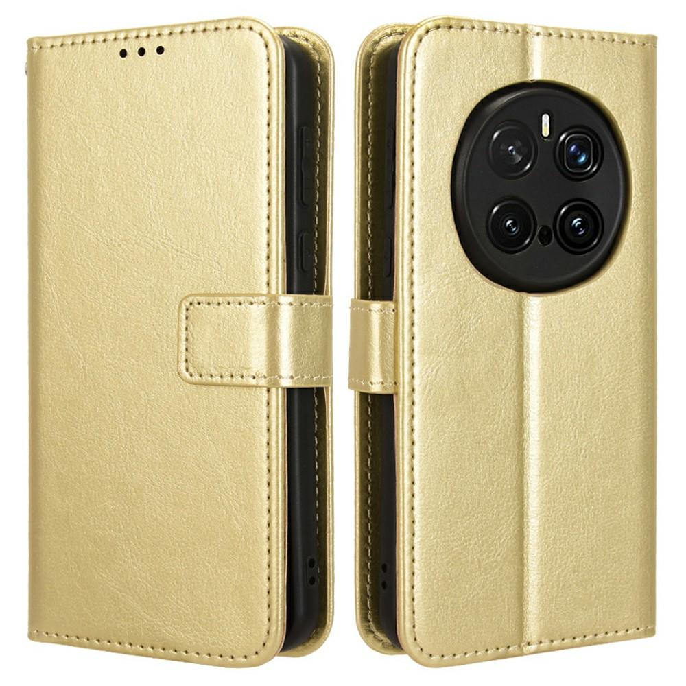 For Honor Magic7 Pro 5G Case Crazy Horse Texture PU Leather Phone Wallet Cover
