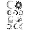 Y2K Sexy Butterfly English Cross Finger Waist Belly Tattoo Sticker Holiday Party Decoration Sticker