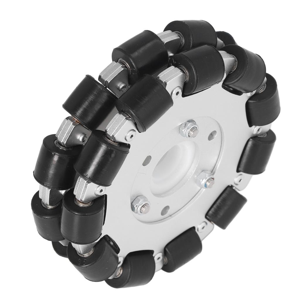 127mm Double Aluminum Omni Wheel with Bearing Rollers Omni Directional Wheel Replacement Parts 14073