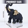 Misterny Słoń Statua Żywica Dzieło Sztuki Wzbogaca Regał Dekoracje Biurka