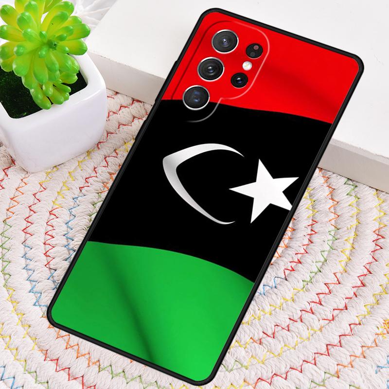 Libya Flag Silicone Phone Case For Samsung Galaxy note 10 pro S26 S25 S24 S23 S22 S21 Plus S25Ultra Capa Cover