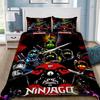 Duvet Cover Pillowcase 2/3pcs Bedding Set Game N-Nin-jagos Adult Boy Girl Bedroom Decoration Children Gift Single Double Size