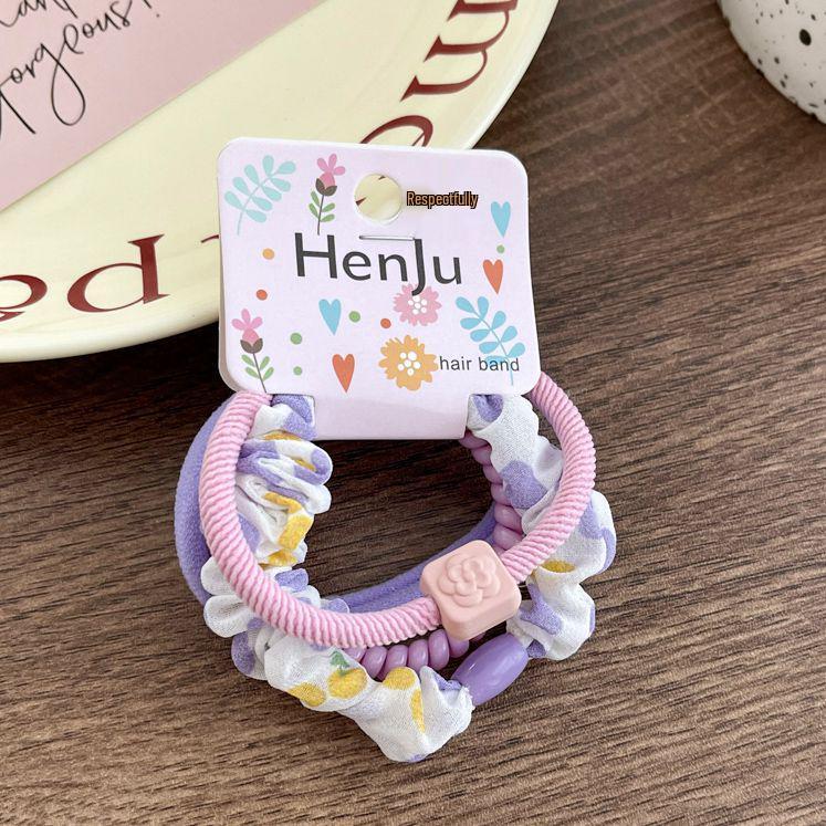 Coreean Retro Ochi de Pisică Stras Floare Elastic de Păr Bandă Elastică