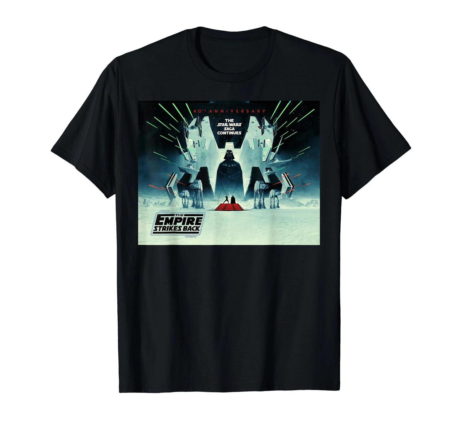 Star Wars: The Empire Strikes Back 40Th Anniversary Poster T-Shirt_ L