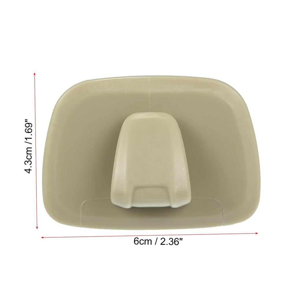 X AUTOHAUX Roof Hook Roof Insert Hook Hanger ABS Cover Trim for Volvo S90