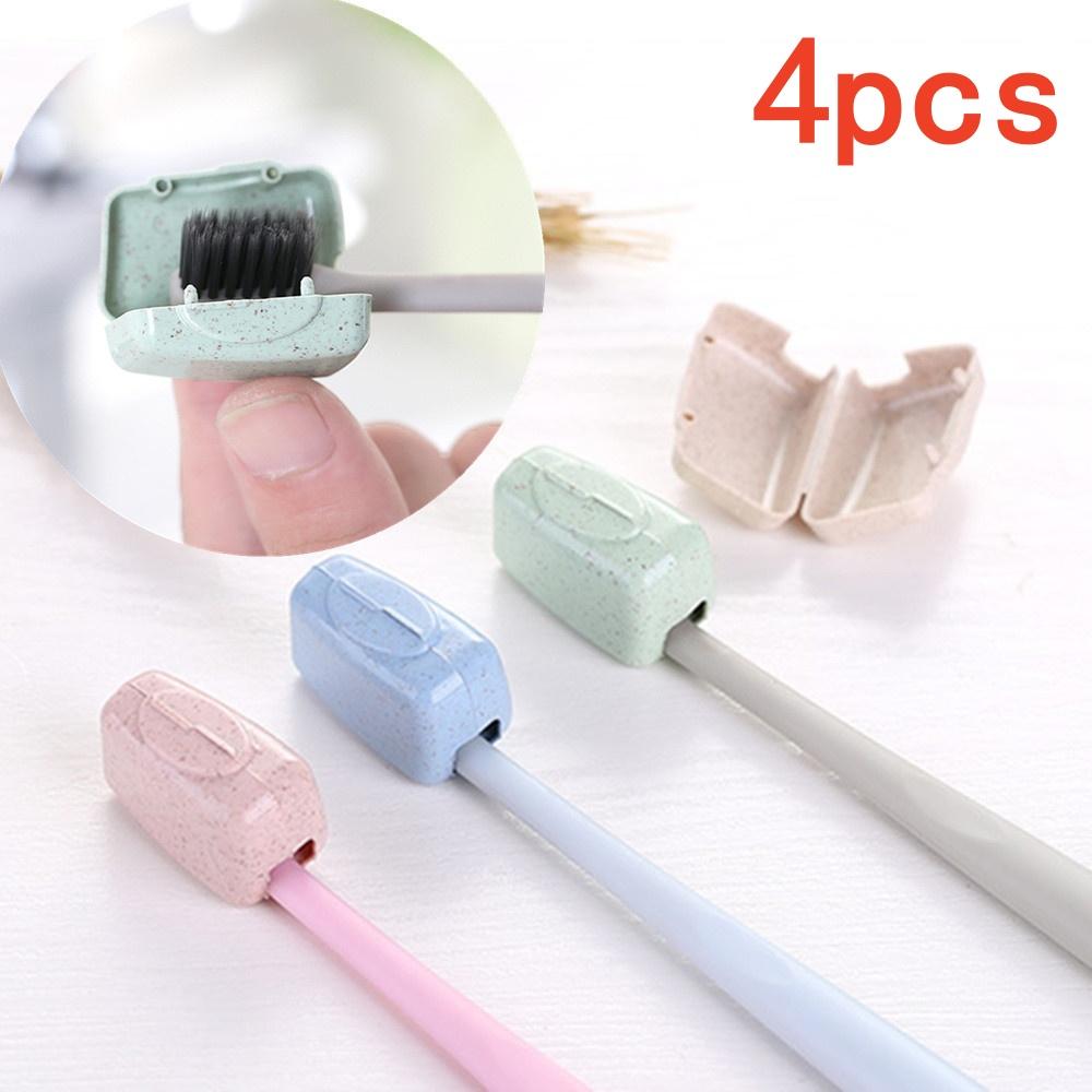 4/8/20pcs Toothbrush Head Cover Caps Portable Tooth Brush Holder Protector Case for Travel Outdoor Camping Bathroom Organizer