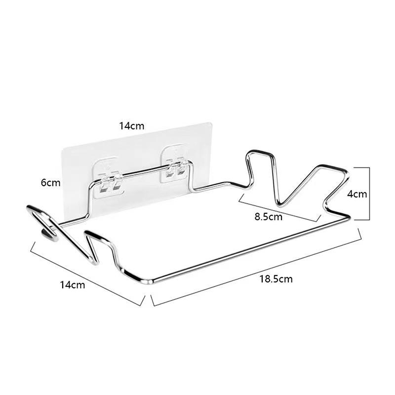 Estante para basura de cocina, soporte para bolsas de basura para puertas de armarios, soporte para almacenamiento de basura en armarios