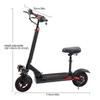 Foldable Freeboy J01 Electric Scooter for Adult Commuter, 800W 48V15Ah, Dual Suspension & Disc Brake, Max Load 120KG, , 10" City E-Scooter with Seat