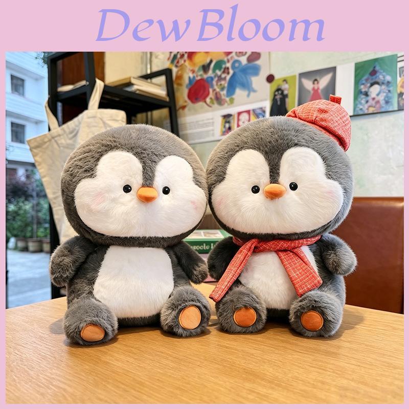 Cartoon Penguin Plushie With Long Fur For Children Playroom And Gift