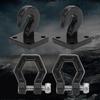 2pcs Metal RC Trailer Hook Spare Parts Fit for SCX10 90046 Trx4 D90 1 10 RC Car
