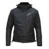 MOTO BASE Model Windproof and Waterproof Motorcycle Windbreaker Spring/Autumn Jacket/Protection Jacket/MBWB-01 (Black/Black/LB)