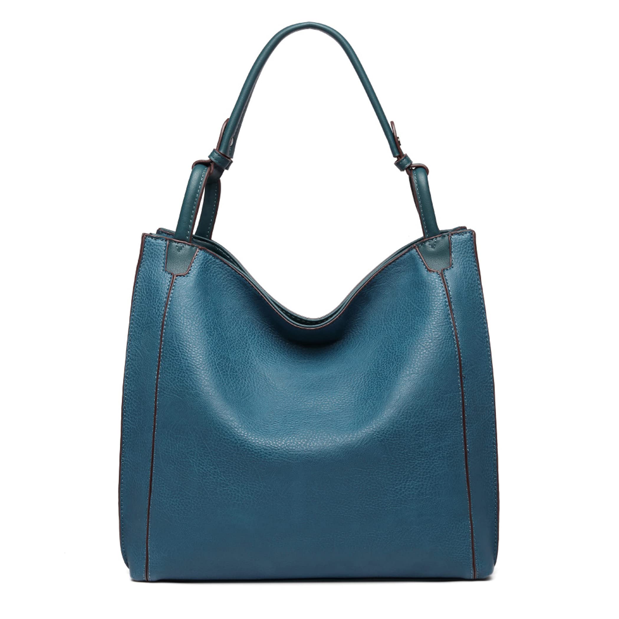 

tote bag for popular commuter PU 120849 [Guccio Basic] One-shoulder women, bag, lightweight, A4, leather, stylish, [reinforced stitching] (blue)