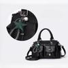 Solid Color, Simple Design, Textured Tassel, Unique, Large Capacity, Single Shoulder/crossbody Bag, Export-grade Soft Leather.